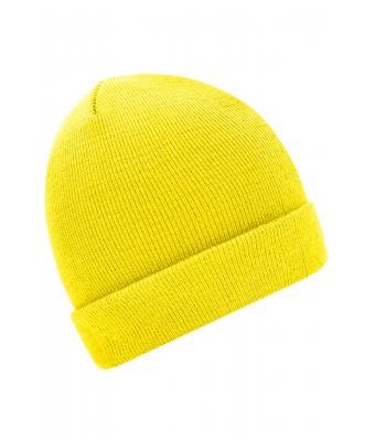 Unisex Knitted Cap Geel 7797