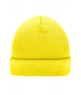 Unisex Knitted Cap Geel 7797
