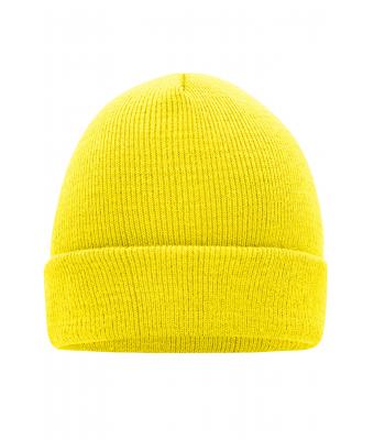 Unisex Knitted Cap Geel 7797