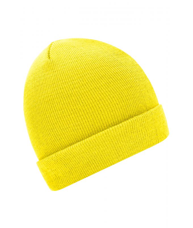 Unisex Knitted Cap Yellow 7797