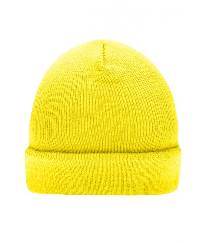 Unisex Knitted Cap Yellow 7797