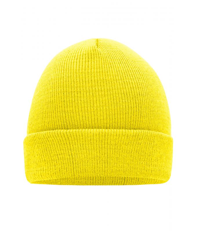 Unisex Knitted Cap Yellow 7797