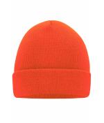 Unisex Knitted Cap Bright-orange 7797