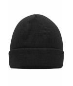 Unisex Knitted Cap Zwart 7797