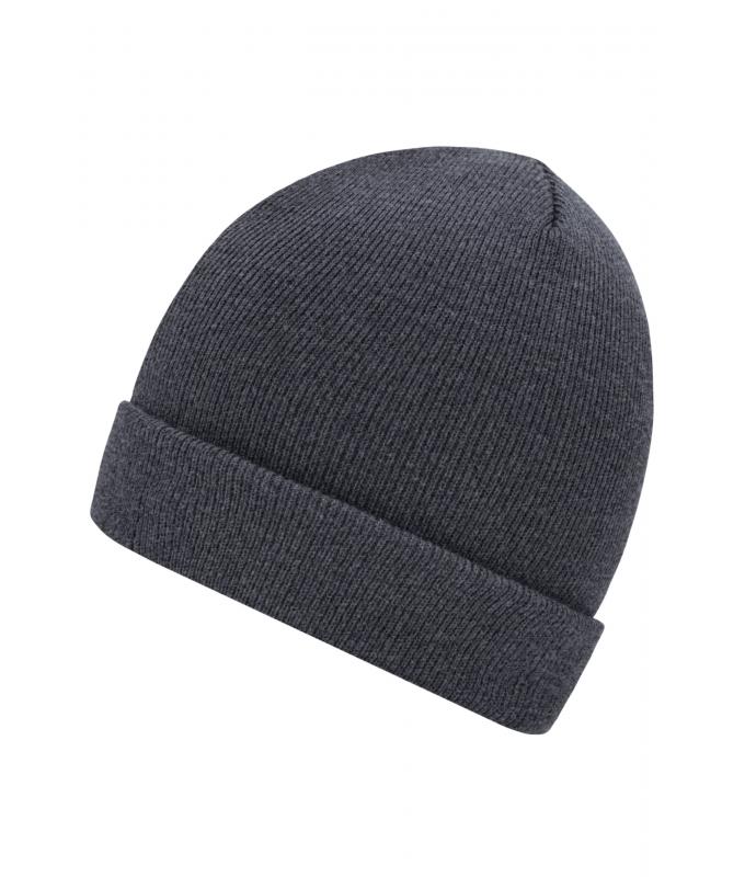 Unisex Knitted Cap Grijs-melange 7797