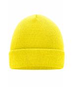 Unisex Knitted Cap Geel 7797