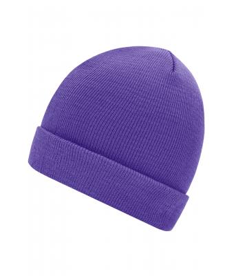 Unisex Knitted Cap Donkerpaars 7797