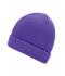 Unisex Knitted Cap Donkerpaars 7797