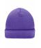 Unisex Knitted Cap Donkerpaars 7797