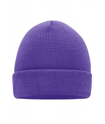 Unisex Knitted Cap Donkerpaars 7797