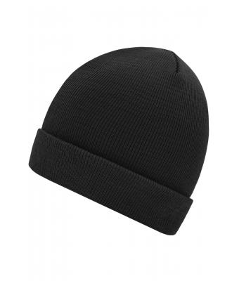 Unisex Knitted Cap Zwart 7797