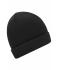 Unisex Knitted Cap Zwart 7797