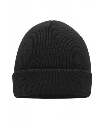 Unisex Knitted Cap Zwart 7797