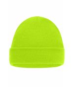Enfant Bonnet tricot enfant Jaune-fluo 7798