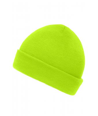Kinder Knitted Cap for Kids Neon-yellow 7798