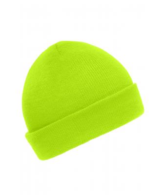 Kinder Knitted Cap for Kids Neon-yellow 7798