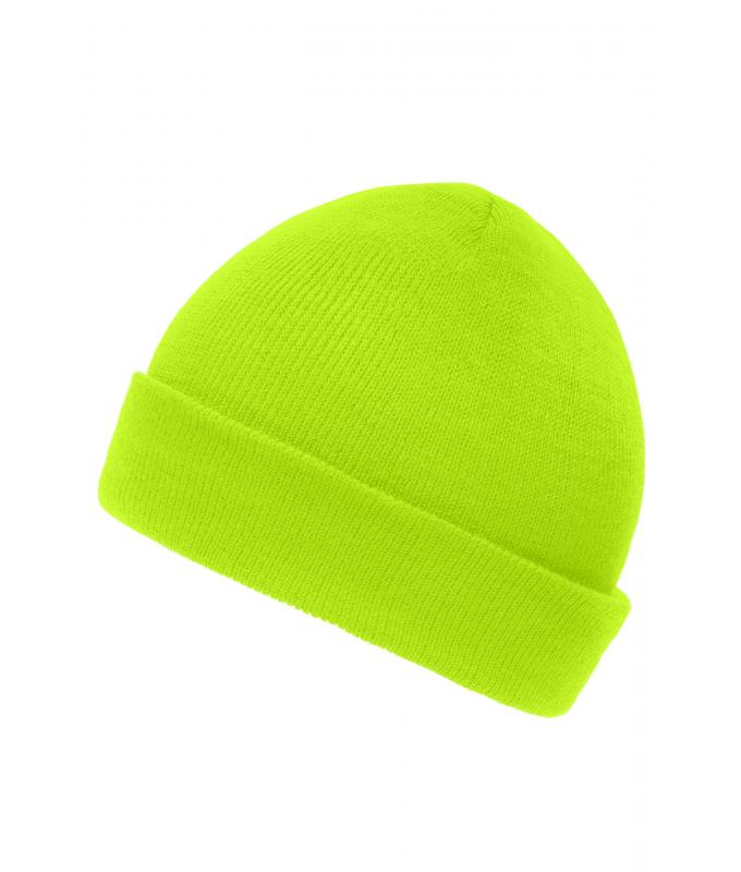 Kids Knitted Cap for Kids Neon-yellow 7798