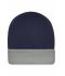 Unisex Knitted Cap Navy/grijs 7805