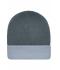 Unisex Knitted Cap Dark-grey/light-grey 7805