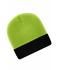 Unisex Knitted Cap Lime-green/black 7805