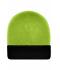 Unisex Knitted Cap Lime-green/black 7805