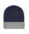 Unisex Knitted Cap Navy/grijs 7805