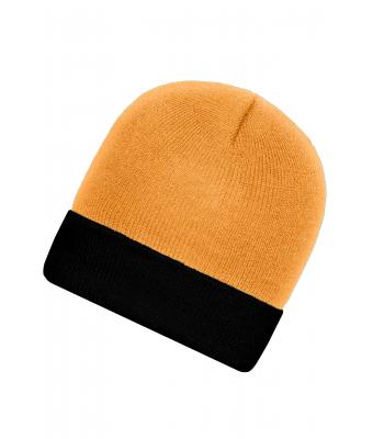 Unisex Knitted Cap Oranje/zwart 7805