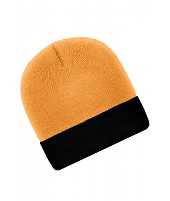 Unisex Knitted Cap Oranje/zwart 7805