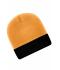Unisex Knitted Cap Oranje/zwart 7805