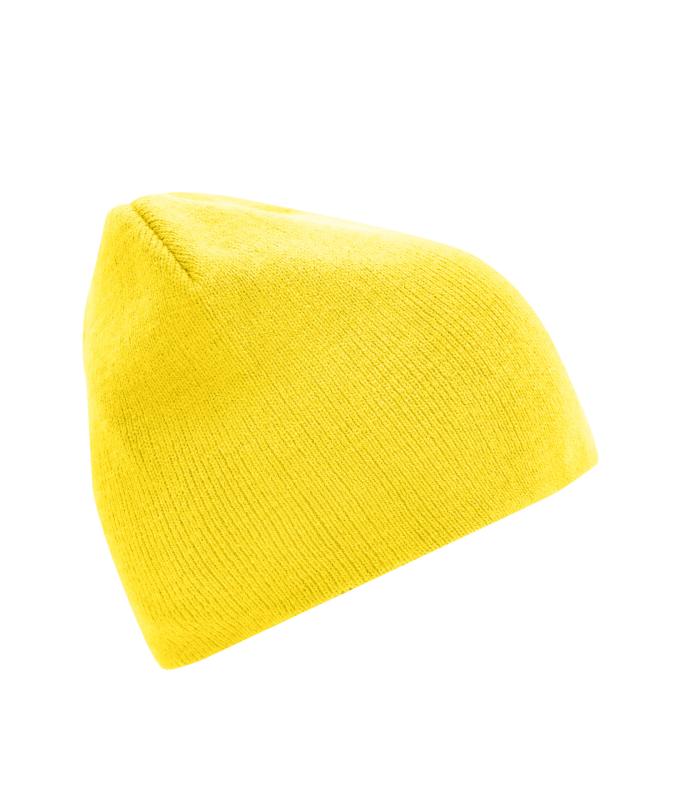 Unisex Beanie No.1 Geel 7807