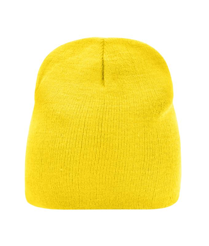 Unisex Beanie No.1 Geel 7807