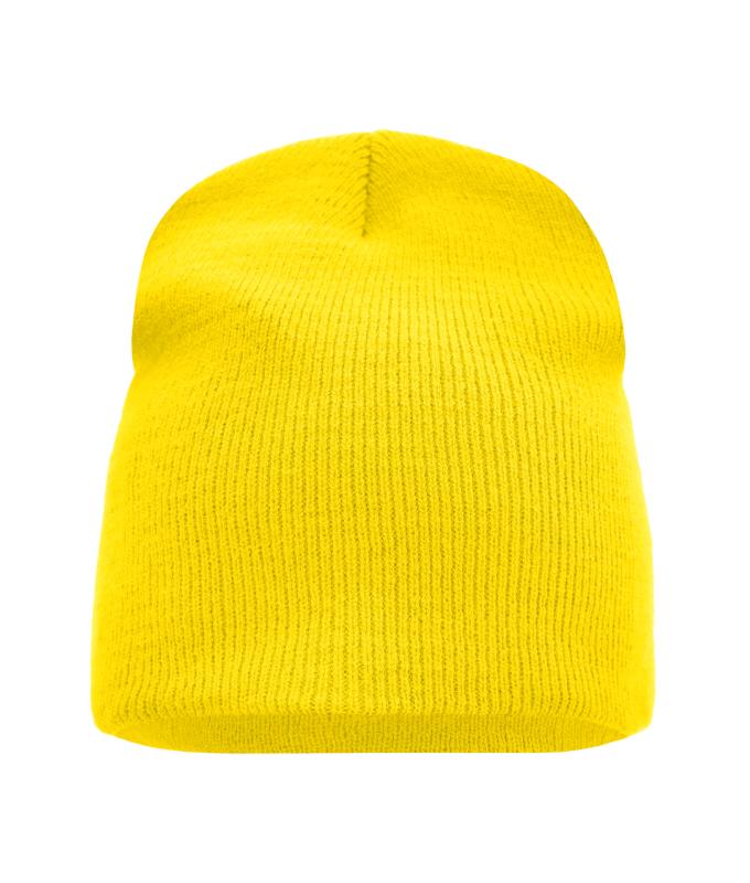 Unisex Beanie No.1 Geel 7807