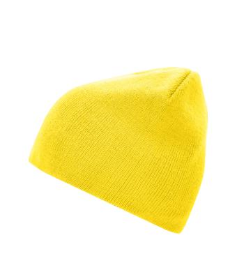 Unisexe Bonnet sans revers Jaune 7807