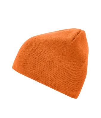 Unisexe Bonnet sans revers Orange 7807