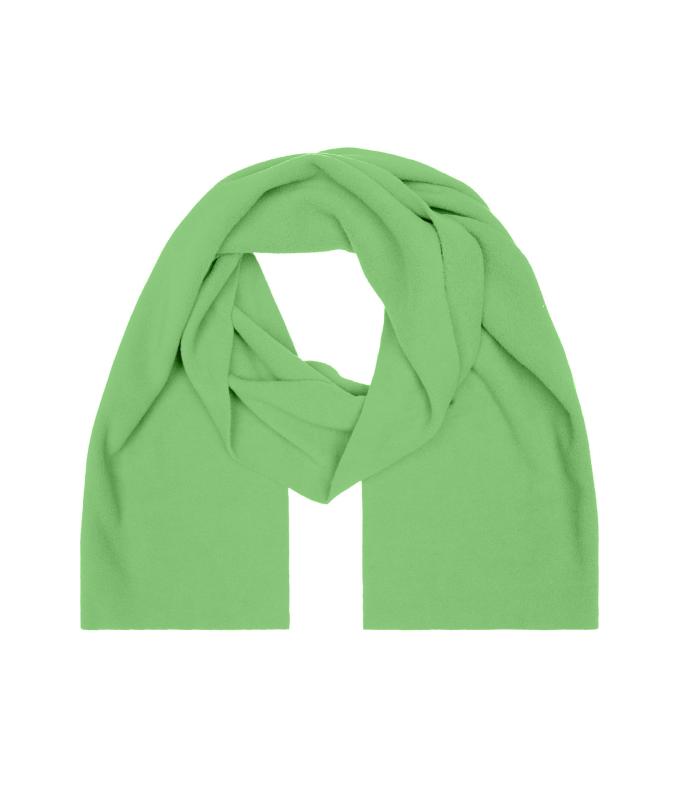 Unisexe Écharpe polaire sans frange Vert-citron 7811