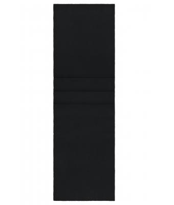 Unisex Fleece Scarf Zwart 7811