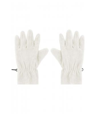 Unisexe Gants polaires Blanc-cassé 7815