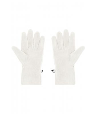 Unisexe Gants polaires Blanc-cassé 7815