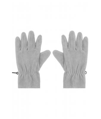 Unisex Microfleece Gloves Grey 7815