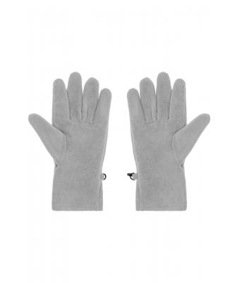 Unisex Microfleece Gloves Grey 7815