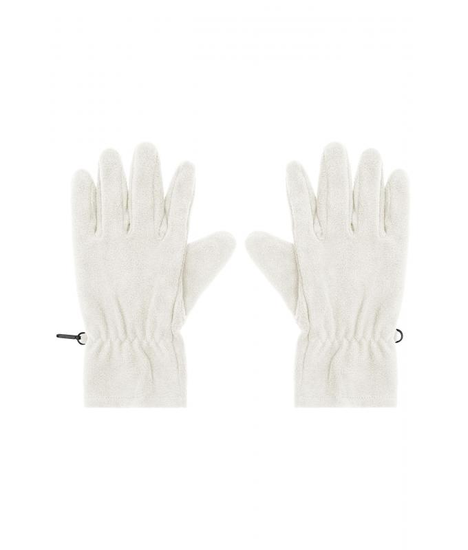 Unisex Microfleece Gloves Off-white 7815