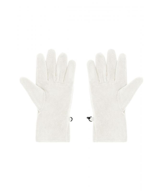 Unisex Microfleece Gloves Off-white 7815