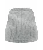 Unisexe Bonnet effet côtelé Gris chiné clair 7830
