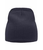 Unisexe Bonnet effet côtelé Marine 7830