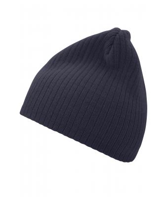 Unisex Rib Beanie Navy 7830