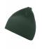 Unisex Rib Beanie Donkergroen 7830