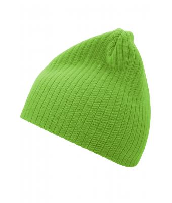 Unisex Rib Beanie Lime 7830