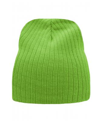 Unisex Rib Beanie Lime 7830