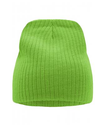 Unisex Rib Beanie Lime 7830