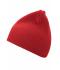 Unisex Rib Beanie Rood 7830